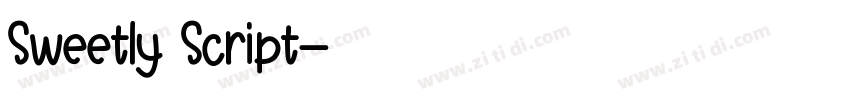 Sweetly Script字体转换 Sweetly Script字体转换